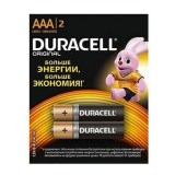 Батарейки Duracell AAA (LR03) MN2400 2 шт.