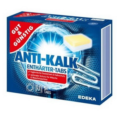 Таблетки от накипи Gut & Gunstig Edeka Anti-Kalk 51 шт.