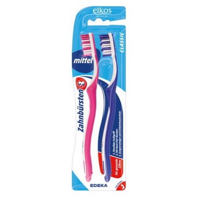 Зубные щетки Elkos Classic 2 шт.